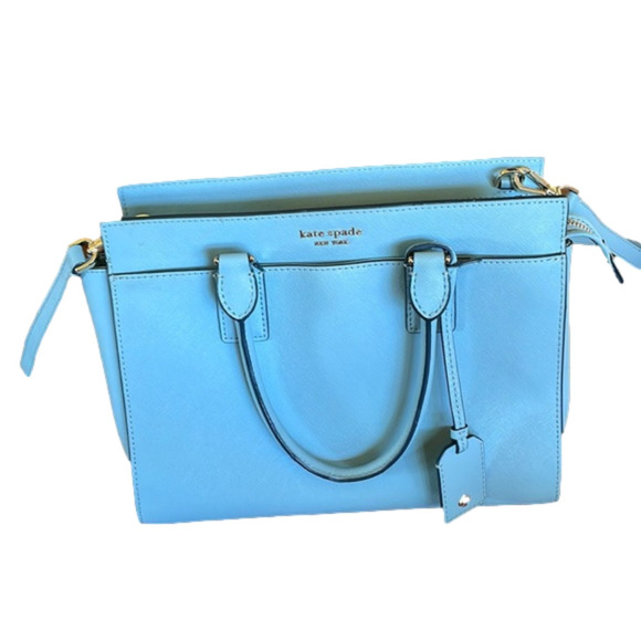 kate spade Handbags - KATE spade large blue purse. NWOT